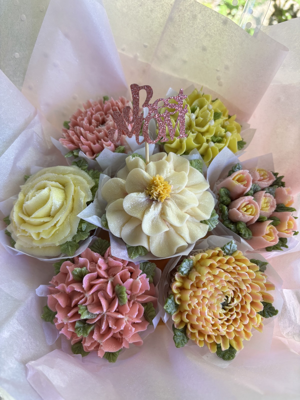 Cupcake bouquet by Renee Homulos